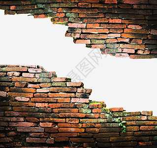 旧砖墙作为背景石工墙纸建筑黏土护岸积木瓦砾石墙石头建筑学图片