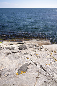 群岛花岗岩蓝色海岸岛屿岩石图片
