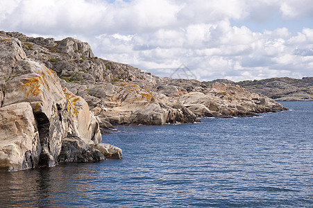 群岛花岗岩海岸岛屿蓝色材料岩石石头图片