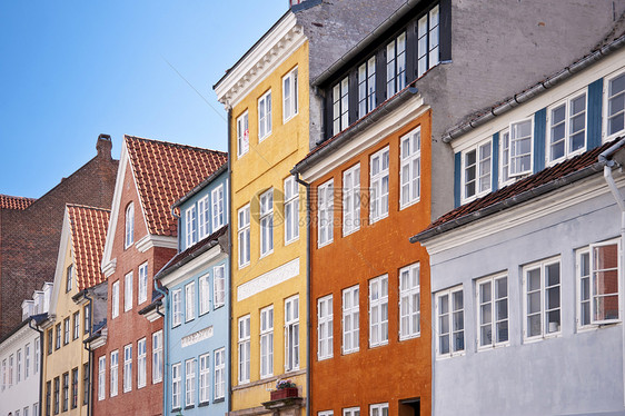 哥本哈根文化建筑窗户房子街道城市首都房屋图片