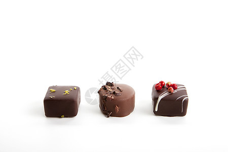 分离的不同巧克力棱瓜类不同收集集糖果美食甜点棕色牛奶黑色收藏奢华美味饮食图片