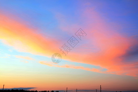 日落天气戏剧性美丽空气自由场景橙子风景天空摄影图片