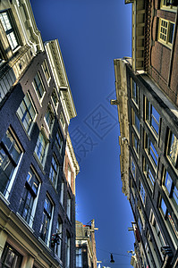 阿姆斯特丹 hdr山墙城市房屋前冲历史街道房子建筑学窗户建筑物图片