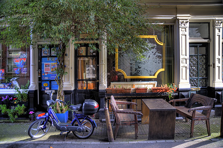 阿姆斯特丹 hdr历史牧歌窗户街道房子建筑房屋市政建筑学建筑物图片