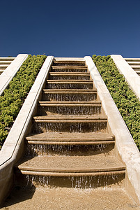 圈子石勒苏益格巴洛克花园装饰品几何学绿色风格喷泉植物几何花园树篱草地背景