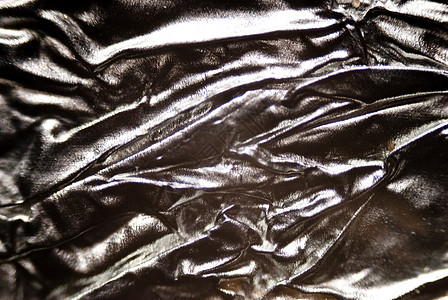 银微光褶皱银箔材料金属照片显微镜折叠图片