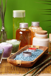 斯帕和美 芳香和油肥皂卫生绿色毛巾液体疗法浴室石头生活瓶子图片