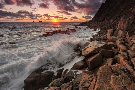 南文港运动场景光线摄影海浪地平线目的地水平海洋风景背景图片