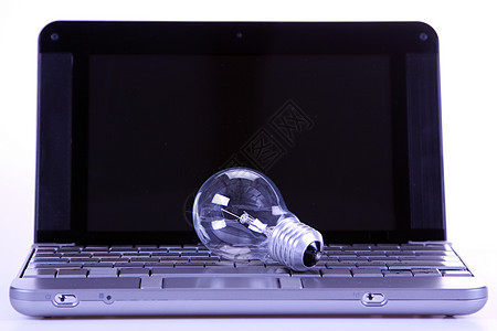 计算机和通信概念电脑白色监视器键盘技术电子办公室笔记本背景图片
