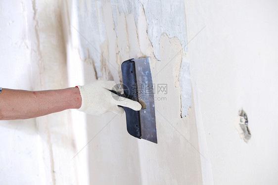 坐标对齐墙壁水泥装修补丁地面活动建筑修理维修石膏男人图片