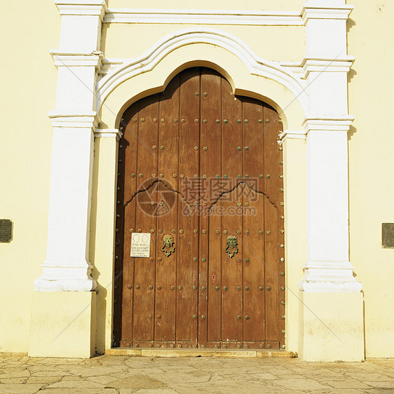 圣胡安包蒂斯塔的教堂建筑物精神外观殖民世界历史性景点教会历史旅行图片
