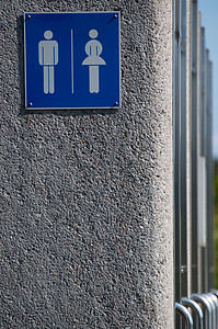 公共厕所卫生设施卫生间二人性别壁橱建筑学房间小便女士图片