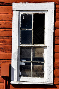 旧窗口建筑窗户房子红色背景图片