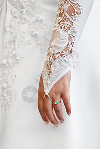 女性手-结婚手套图片