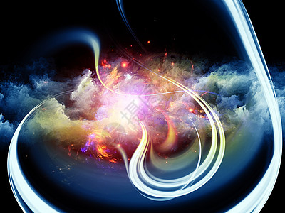 光径和分形泡沫旋转线圈精神环形创造力墙纸想像力漩涡星云卷曲图片