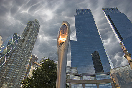 纽约市大楼纽约市大厦天空黄色公司办公室建筑学商业建筑物建筑旅行全景图片