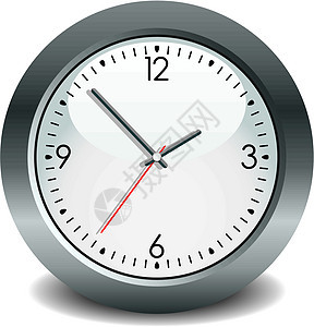 矢量时钟数字时间商业速度跑步指针小时圆圈红色手表图片