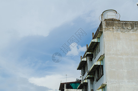 城市的生活公寓建筑宿舍背景图片