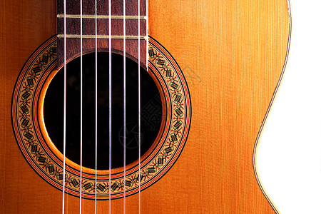 西班牙语吉他精密西班牙文吉他乐器脖子吉他手笔记艺术曲线音乐细绳字符串音乐会图片