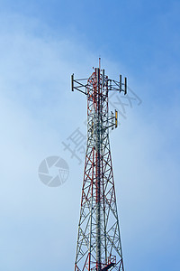 通讯塔海浪雷达电讯商业电视天空带宽盘子电话车站图片