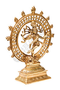 舞蹈领主神像     孤立无援白色黄铜舞王活动艺术青铜音乐雕像塑像宗教图片