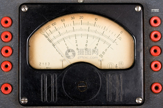 沉积装置的古代模拟比例尺仪表电压表乐器测量万用表图片