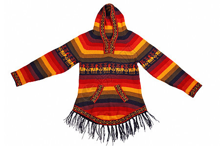 墨西哥风格编织夹克背景图片
