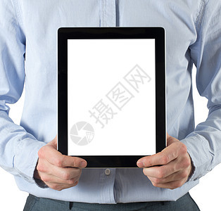 电脑平板电脑人士软垫互联网手指监视器展示商务触摸屏技术笔记本图片