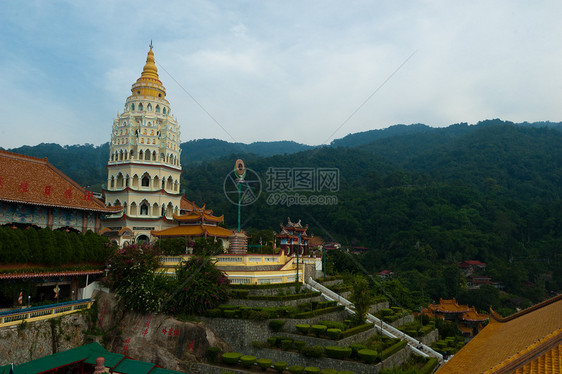 庆乐寺历史宝塔地标山坡神社遗产寺庙佛教徒异国旅游图片