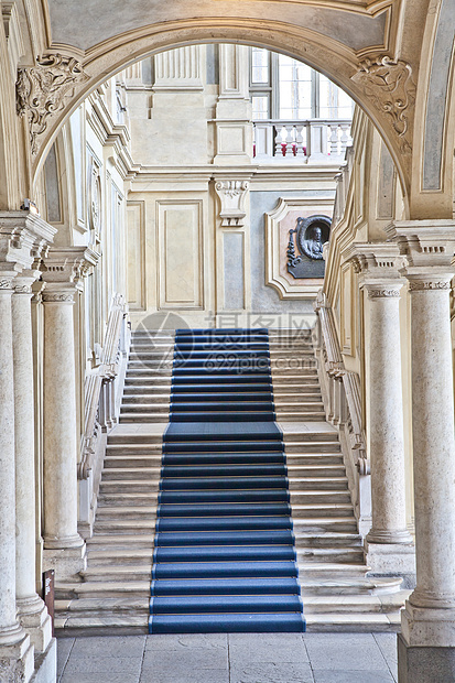 内地奢华纪念碑画廊楼梯旅行历史博物馆住宅宫殿蓝色艺术图片