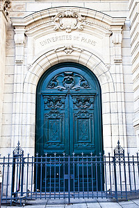 巴黎索邦大学入口房子大学学校街道商业旅游教育旅行历史性窗户图片
