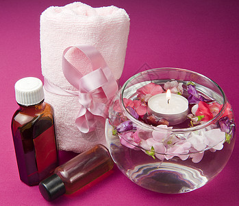 用于身体护理的气味产品毛巾福利蜡烛海绵芳香蒸汽植物生物温泉按摩图片
