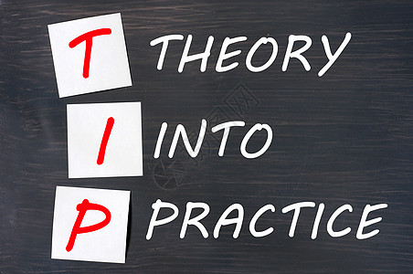 黑板实践理论的TIP缩略语图片