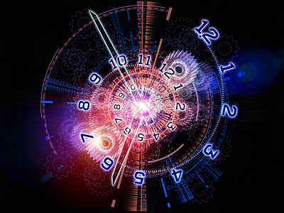 时钟世界时间紫色墙纸日程小时展示手表背景图片