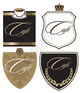 咖啡厅标志酒吧咖啡品牌店铺横幅艺术字体标签书法杯子图片