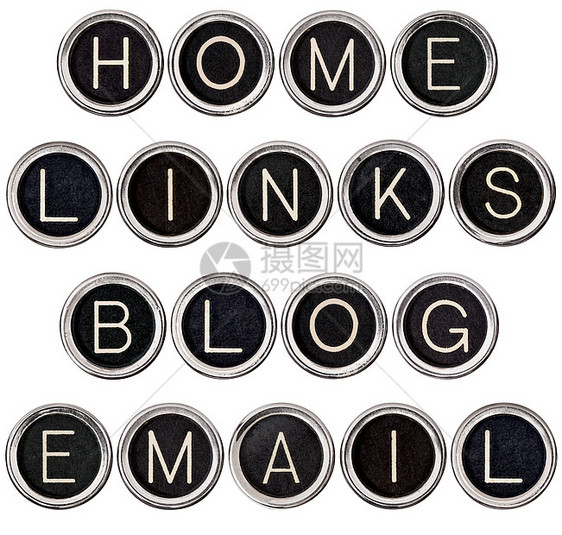 Home 链接和电子邮件密钥图片