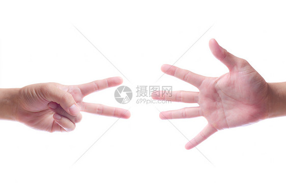 脱用手动符号男人身体指甲手指帮助白色商业问候语手势解决方案图片
