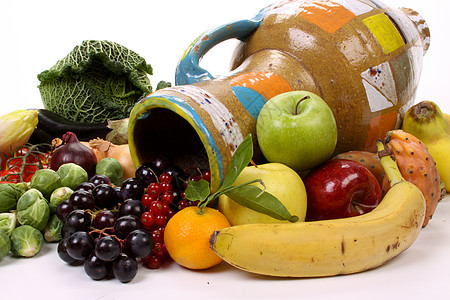 水果和蔬菜金梨食物球芽菊苣豆芽烹饪香蕉健康茄子甘蓝图片