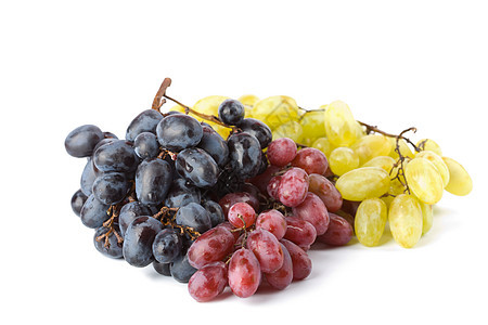 与世隔绝的丰富多彩的成熟葡萄图片