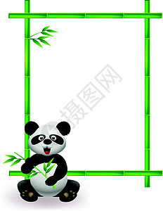 竹树熊猫图片