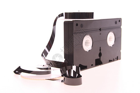 录像带黑色卷轴电影标准塑料数据录音机空白记录工作室图片