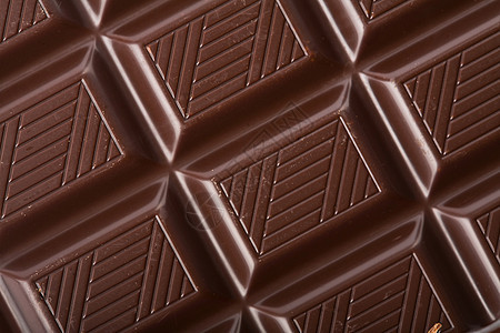 深暗巧克力块背景育肥糖果可可巧克力宏观美食诱惑乐趣食物正方形图片