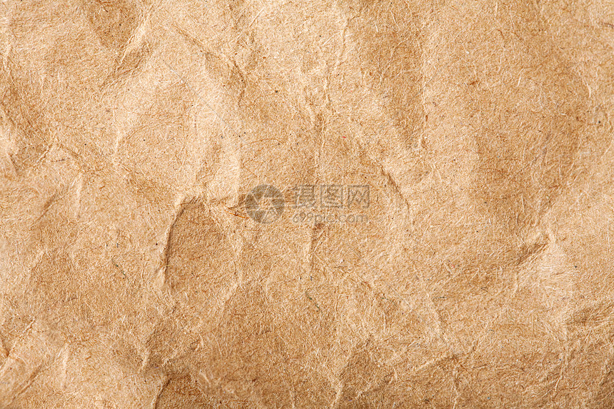 压碎的粗木纸背景纤维包装生态起皱皱纹回收纸板折痕损害船运图片
