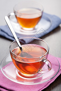 茶杯茶早餐咖啡店芳香餐厅饮料甘蔗勺子玻璃草本植物杯子图片