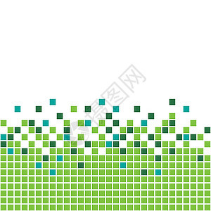 矢量背景墙纸网格正方形网络绿色马赛克风格插图装饰白色图片