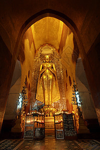 形象 阿南达寺庙框架雕像佛塔精神金子地标宗教神社三田图片