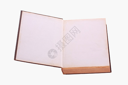 旧书首页精装书棕色白色红色文学空白教科书古董图片