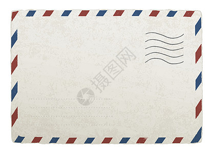 虚拟邮件信封 您设计的矢量模板 EPS图片