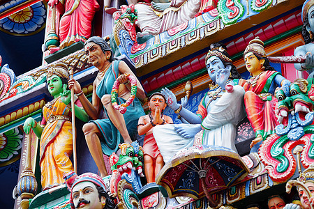太阳神像城市女神寺庙文化蓝色宗教雕塑艺术国家旅行图片