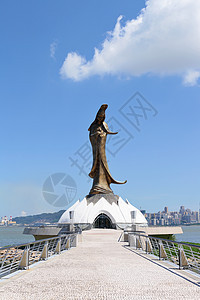 Kun Iam神像地标风景雕刻建筑纪念碑雕像历史宗教场景观光图片